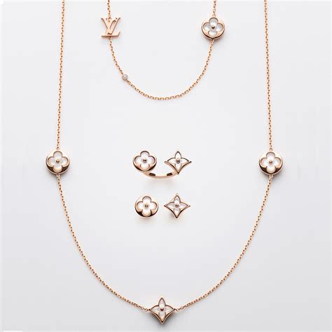 louis vuitton blooming necklace|Louis Vuitton blossom collection earrings.